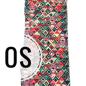 One Size Reindeer Print Holiday Leggings